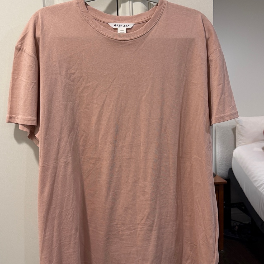 Athleta Blush Pink Tee